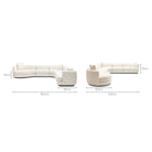 Sandro Sofa - Almond L15 - Modular Sofas Loom Collection Loom Collection Dubai