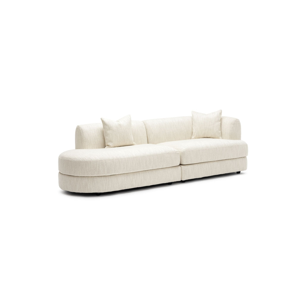 Sandro Sofa - Almond L3 - Sofas Loom Collection Loom Collection Dubai