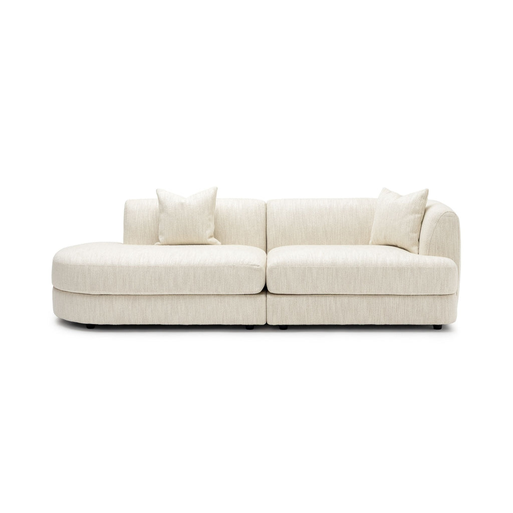 Sandro Sofa - Almond L3 - Sofas Loom Collection Loom Collection Dubai