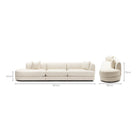 Sandro Sofa - Almond L6