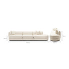 Sandro Sofa - Almond L6