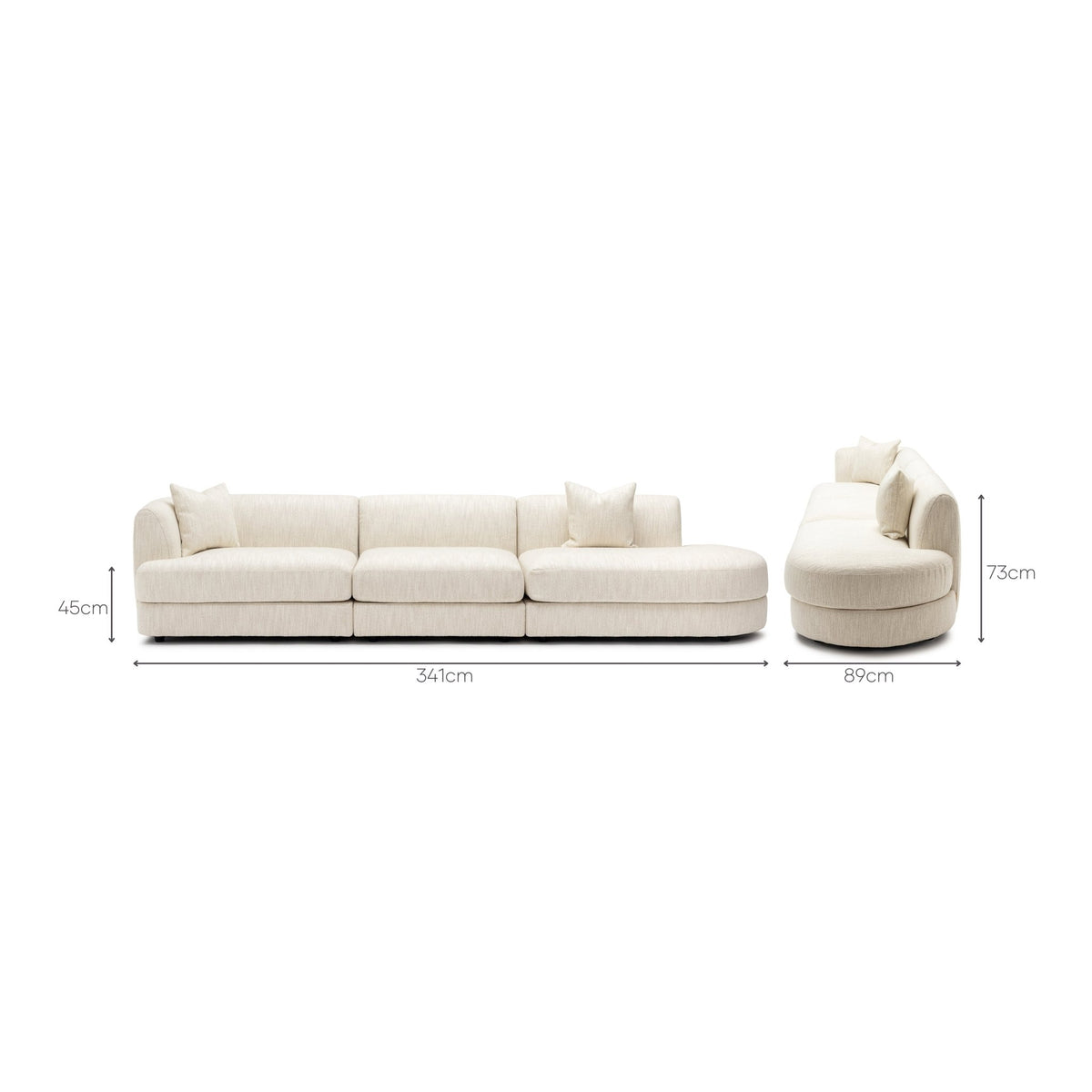 Sandro Sofa - Almond L6