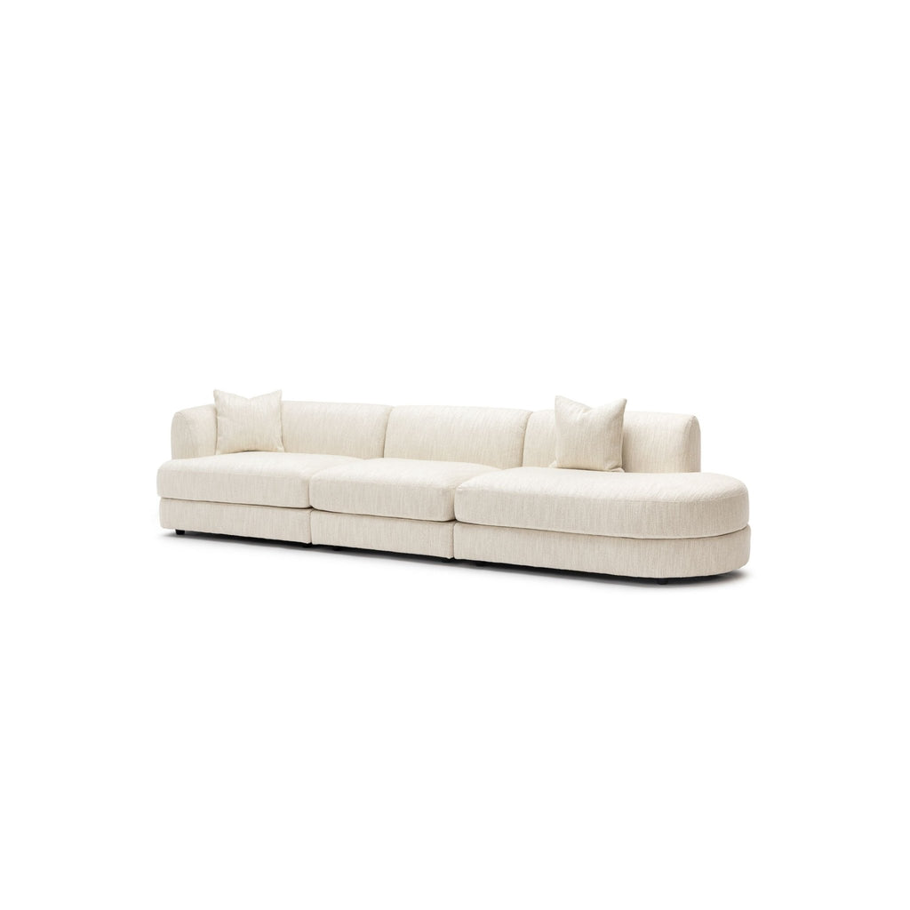 Sandro Sofa - Almond L6 - Sofas Loom Collection Loom Collection Dubai