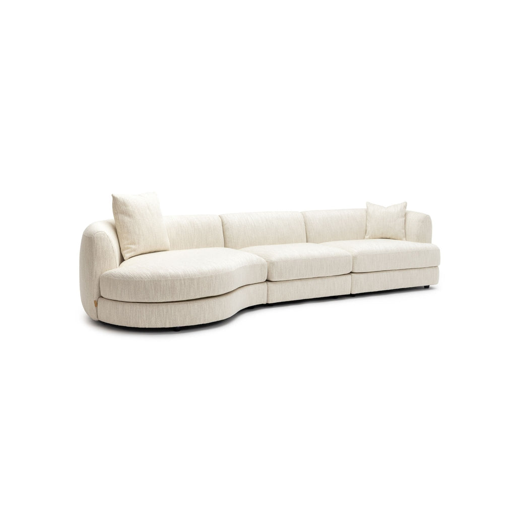 Sandro Sofa - Almond L7 - Sofas Loom Collection Loom Collection Dubai