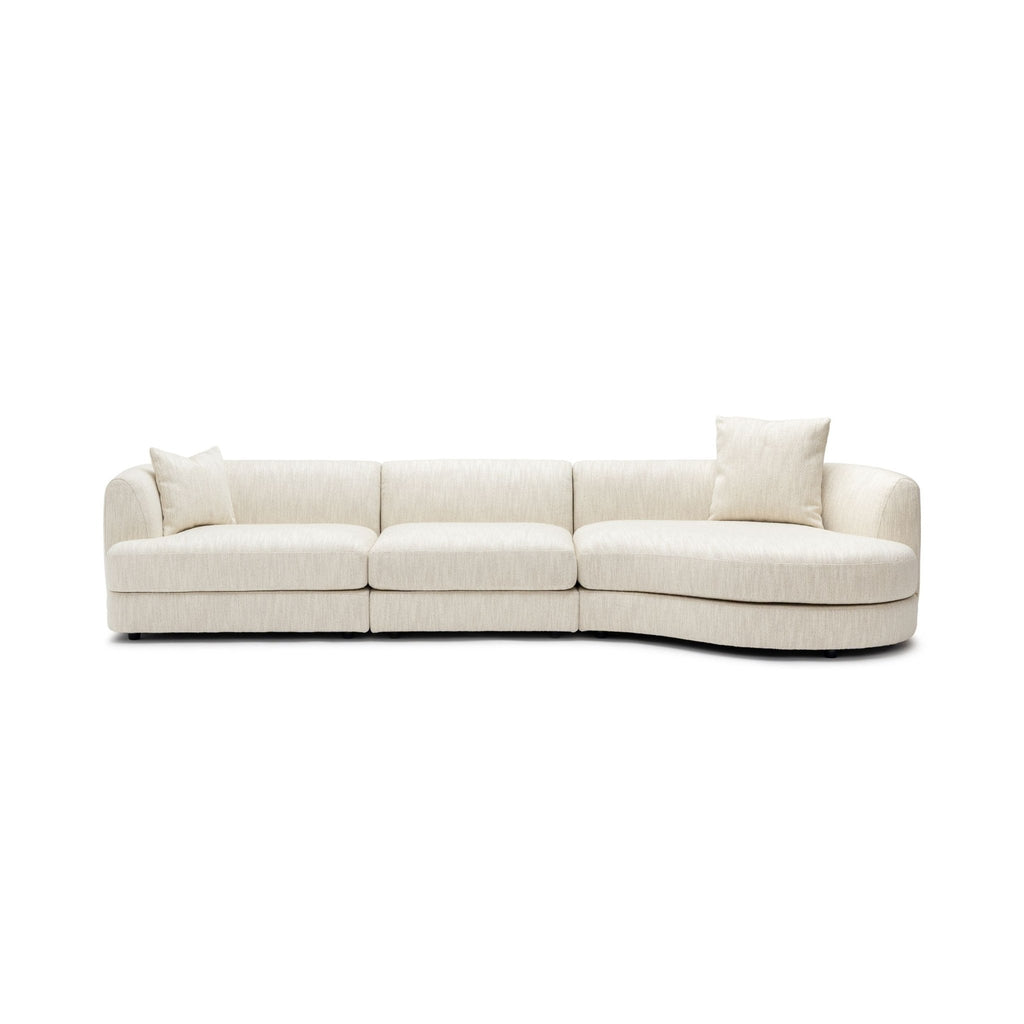 Sandro Sofa - Almond L7 - Sofas Loom Collection Loom Collection Dubai