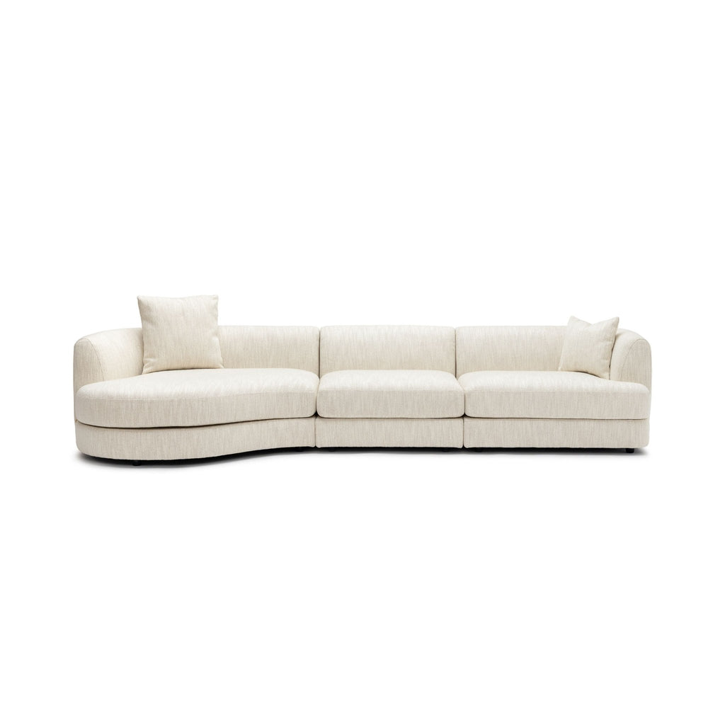 Sandro Sofa - Almond L7 - Sofas Loom Collection Loom Collection Dubai