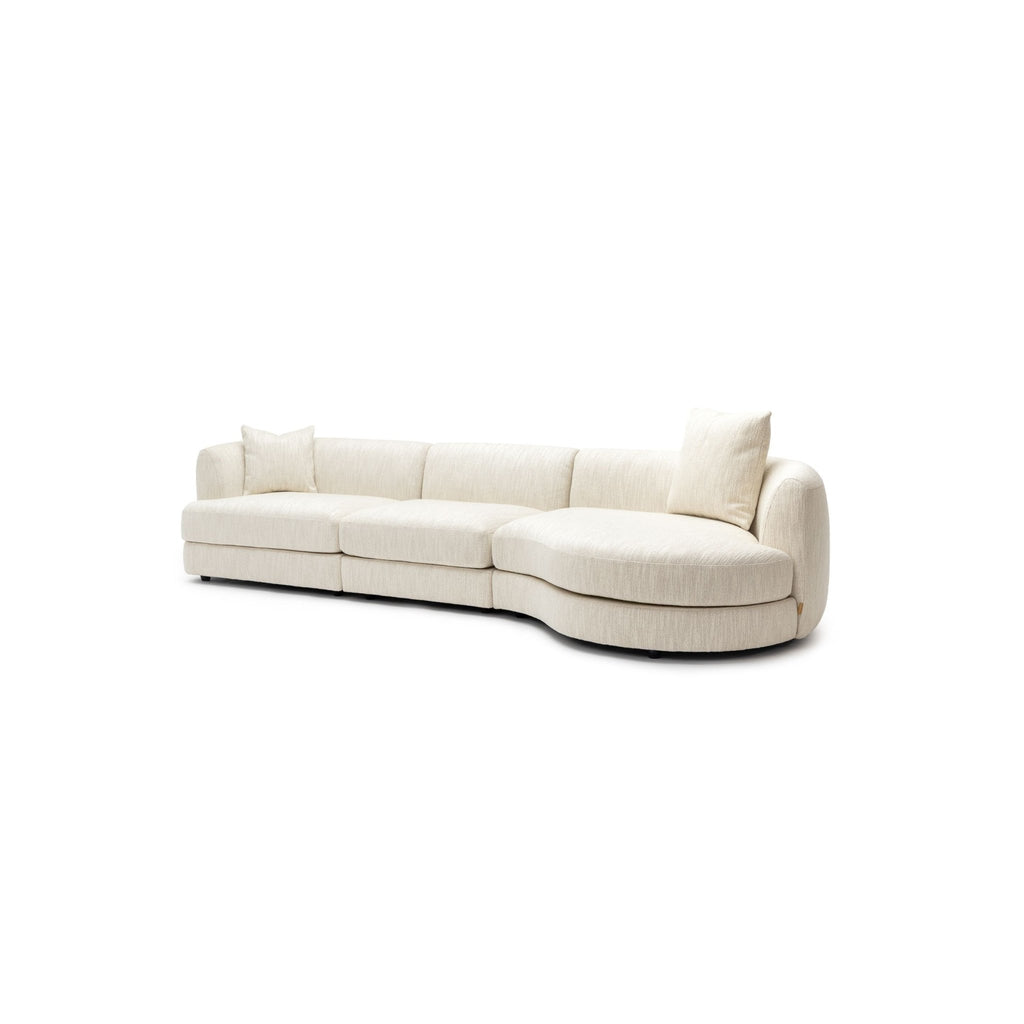 Sandro Sofa - Almond L7 - Sofas Loom Collection Loom Collection Dubai