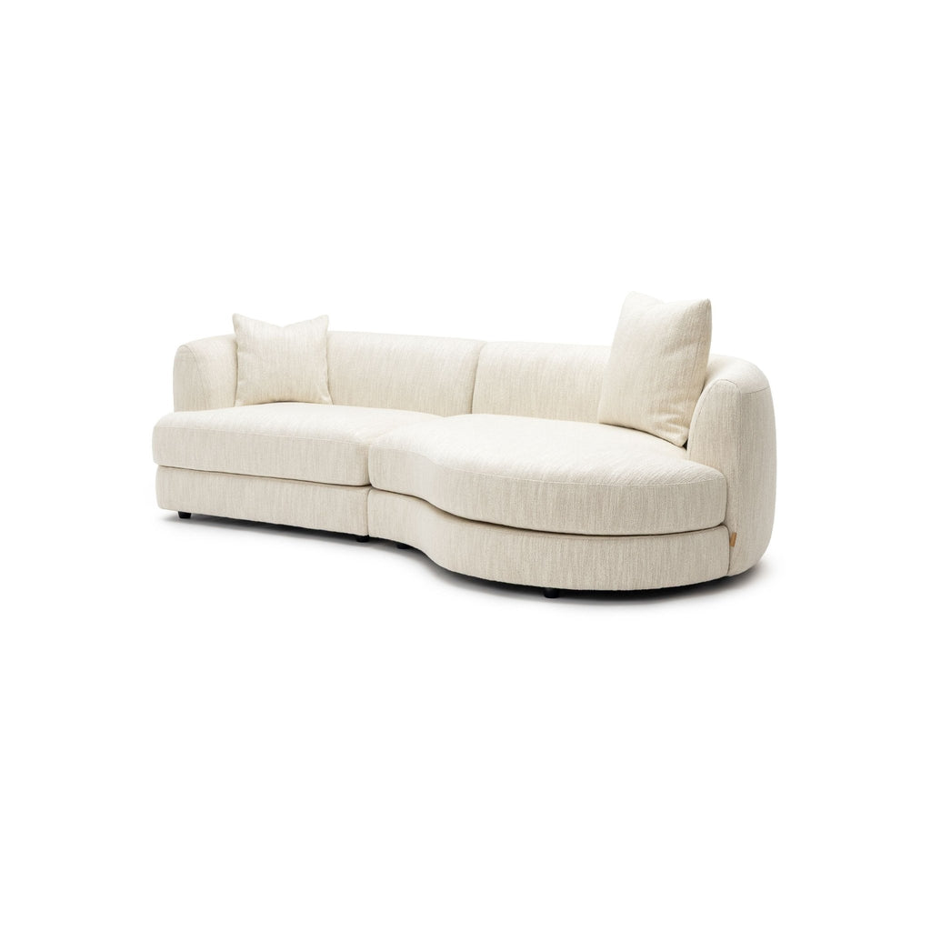 Sandro Sofa - Almond L8 - Sofas Loom Collection Loom Collection Dubai