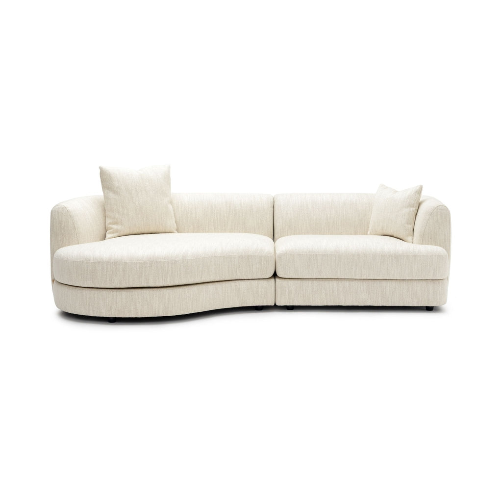 Sandro Sofa - Almond L8 - Sofas Loom Collection Loom Collection Dubai