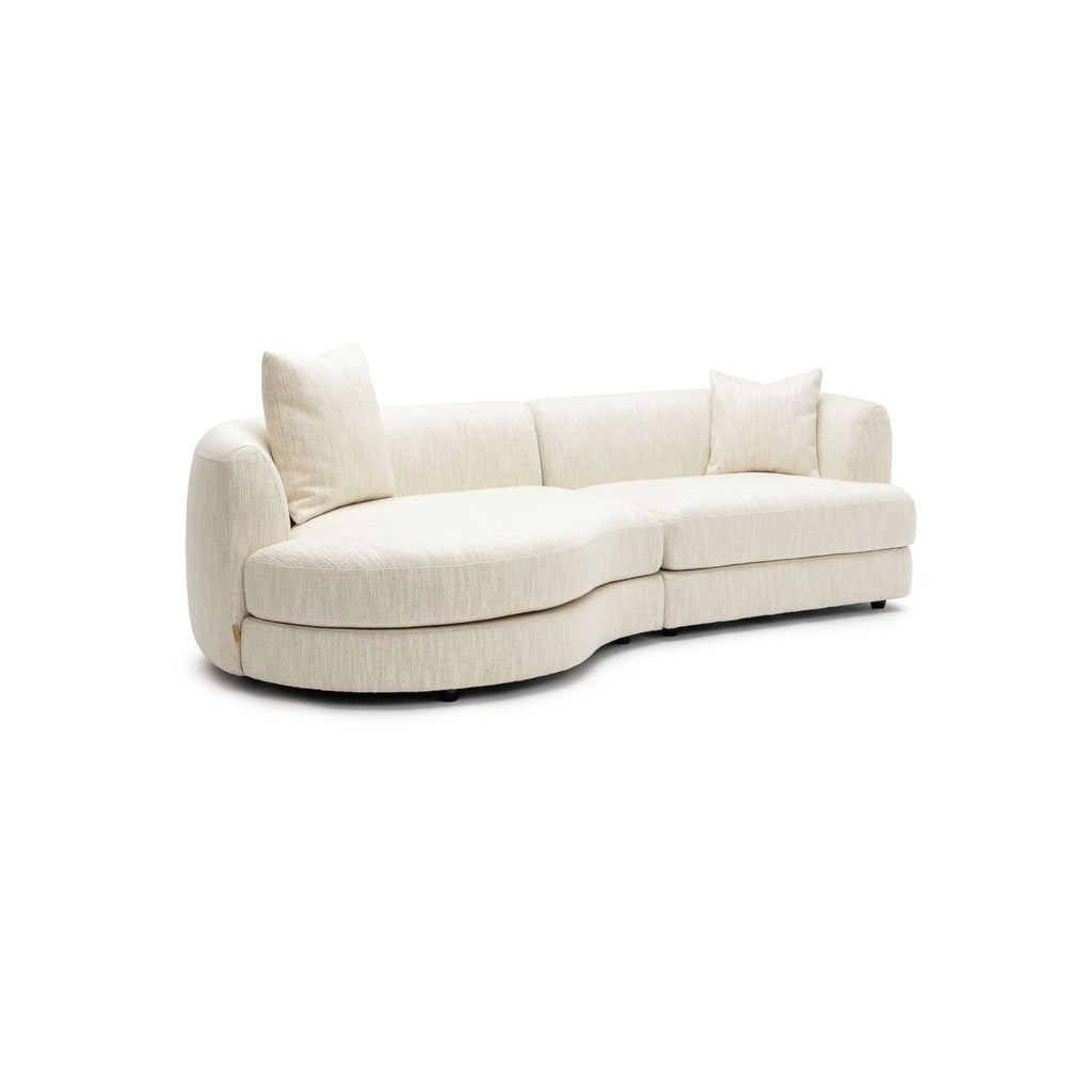 Sandro Sofa - Almond L8 - Sofas Loom Collection Loom Collection Dubai