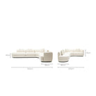 Sandro Sofa - Almond L9 - Modular Sofas Loom Collection Loom Collection Dubai