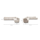 Sandro Sofa - Fog L10 - Modular Sofas Loom Collection Loom Collection Dubai