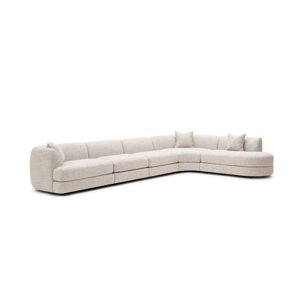 Sandro Sofa - Fog L12 - Modular Sofas Loom Collection Loom Collection Dubai