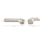 Sandro Sofa - Fog L12 - Modular Sofas Loom Collection Loom Collection Dubai