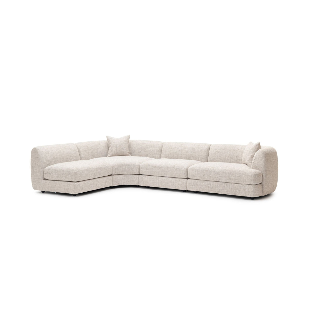 Sandro Sofa - Fog L13 - Modular Sofas Loom Collection Loom Collection Dubai