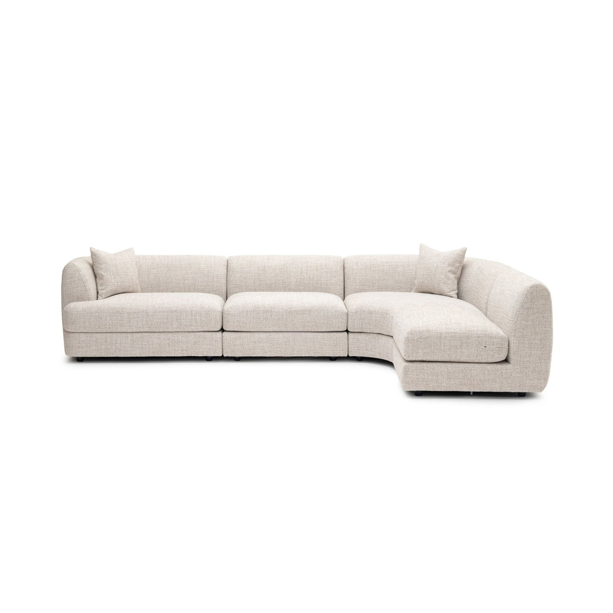 Sandro Sofa - Fog L13 - Modular Sofas Loom Collection Loom Collection Dubai