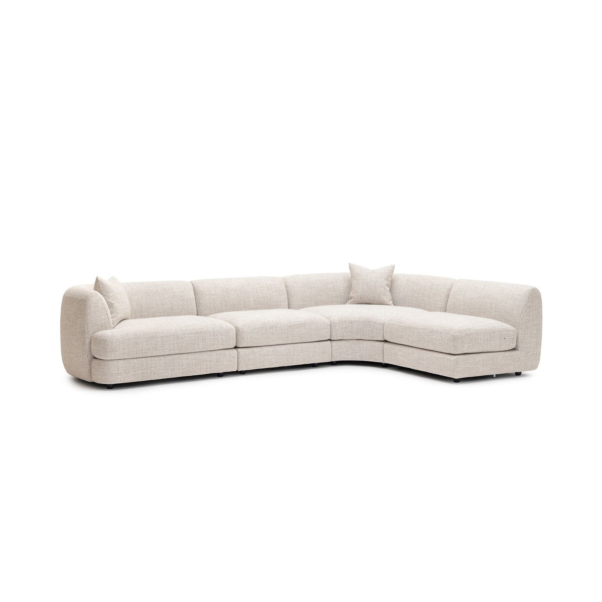 Sandro Sofa - Fog L13 - Modular Sofas Loom Collection Loom Collection Dubai