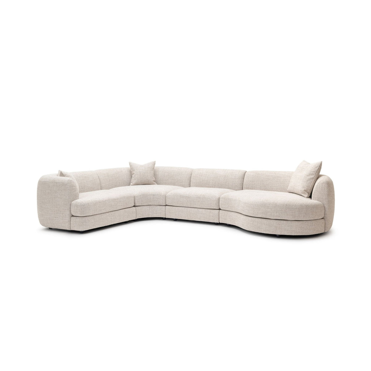 Sandro Sofa - Fog L14 - Modular Sofas Loom Collection Loom Collection Dubai