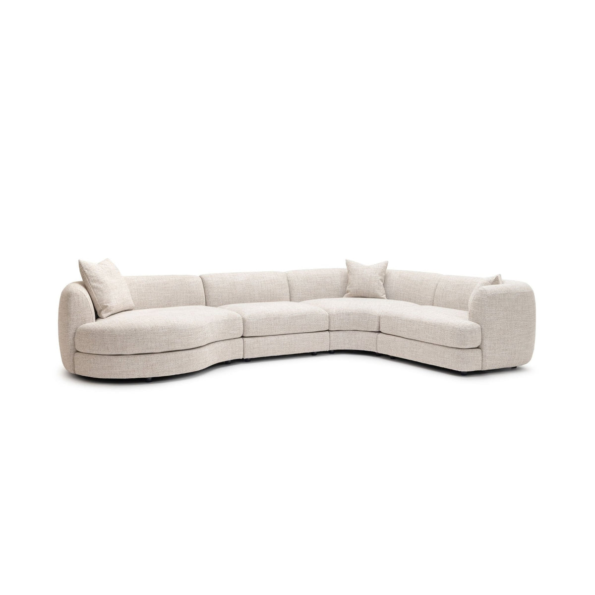 Sandro Sofa - Fog L14 - Modular Sofas Loom Collection Loom Collection Dubai