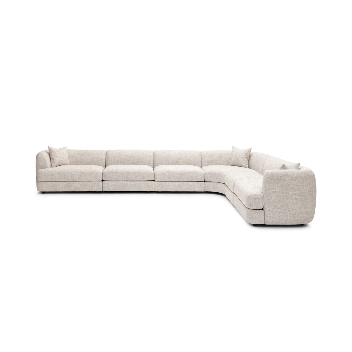 Sandro Sofa - Fog L17 - Modular Sofas Loom Collection Loom Collection Dubai