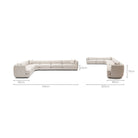 Sandro Sofa - Fog L17 - Modular Sofas Loom Collection Loom Collection Dubai