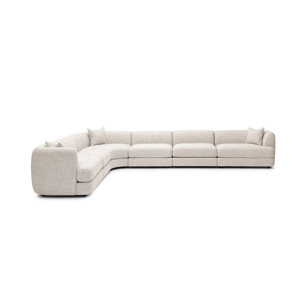 Sandro Sofa - Fog L17 - Modular Sofas Loom Collection Loom Collection Dubai