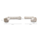 Sandro Sofa - Fog L18 - Modular Sofas Loom Collection Loom Collection Dubai