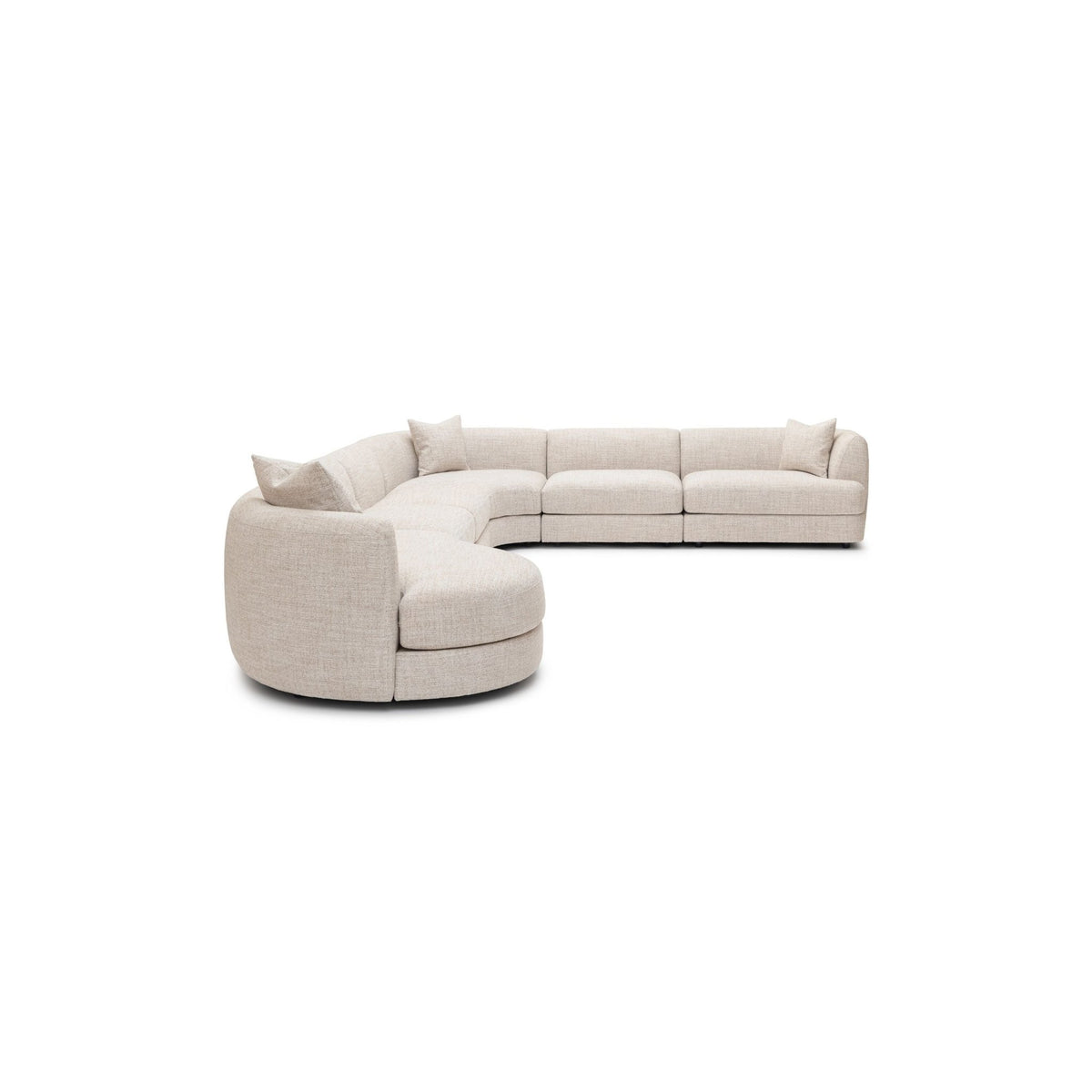Sandro Sofa - Fog L18 - Modular Sofas Loom Collection Loom Collection Dubai