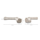 Sandro Sofa - Fog L19 - Modular Sofas Loom Collection Loom Collection Dubai
