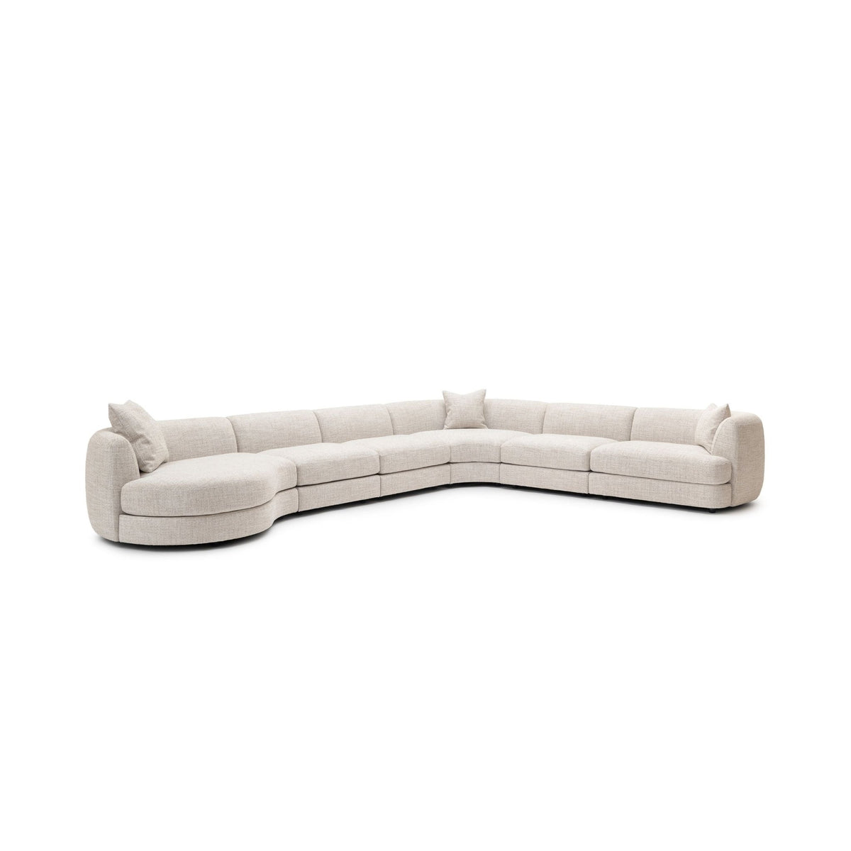 Sandro Sofa - Fog L19 - Modular Sofas Loom Collection Loom Collection Dubai