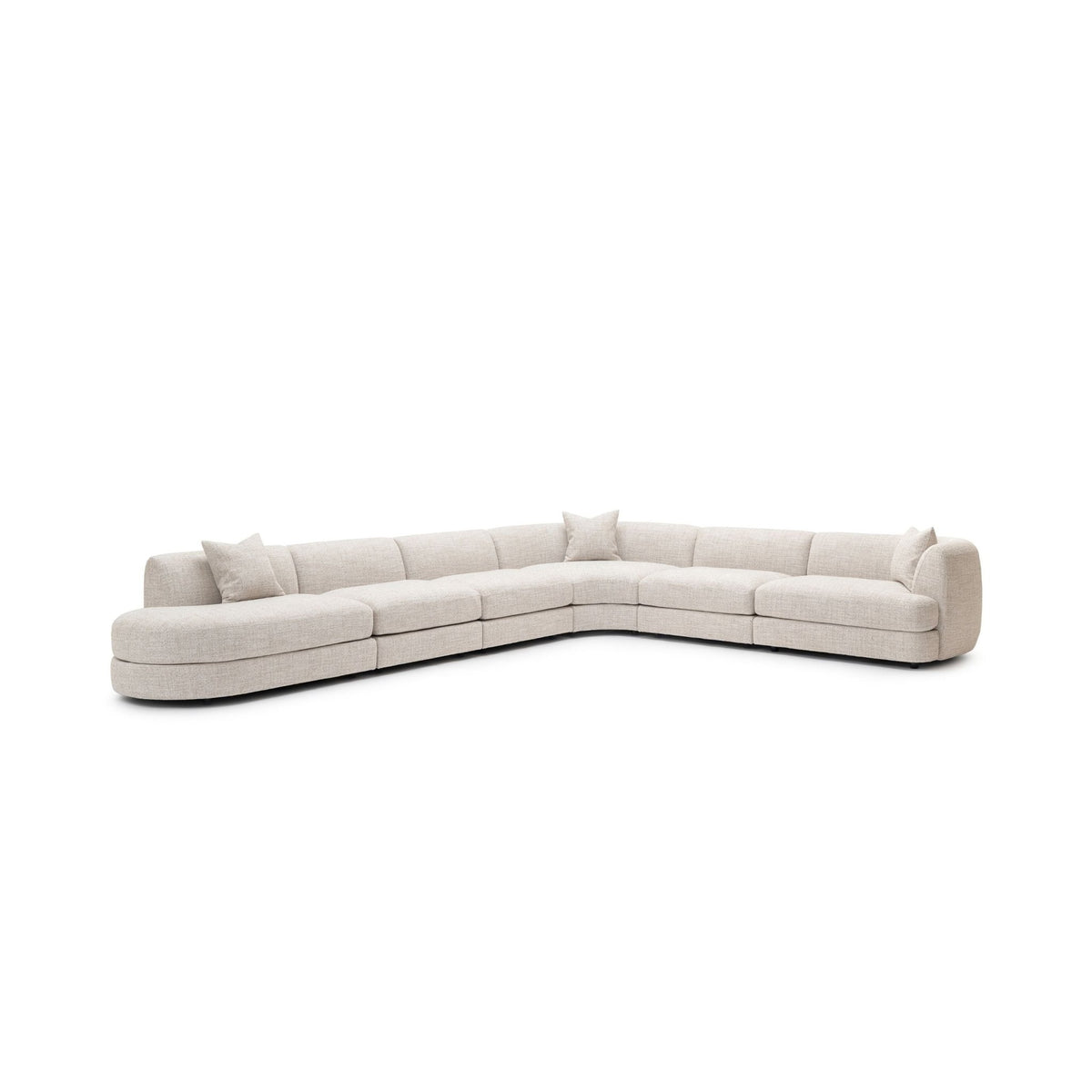 Sandro Sofa - Fog L20 - Modular Sofas Loom Collection Loom Collection Dubai