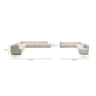 Sandro Sofa - Fog L20 - Modular Sofas Loom Collection Loom Collection Dubai