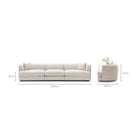 Sandro Sofa - Fog L2 - Sofas Loom Collection Loom Collection Dubai