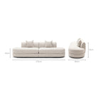 Sandro Sofa - Fog L4 - Sofas Loom Collection Loom Collection Dubai