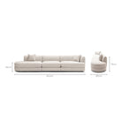 Sandro Sofa - Fog L6 - Sofas Loom Collection Loom Collection Dubai