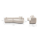 Sandro Sofa - Fog L8 - Sofas Loom Collection Loom Collection Dubai