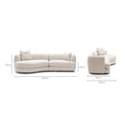 Sandro Sofa - Fog L8 - Sofas Loom Collection Loom Collection Dubai
