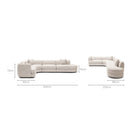 Sandro Sofa - Fog L9 - Modular Sofas Loom Collection Loom Collection Dubai