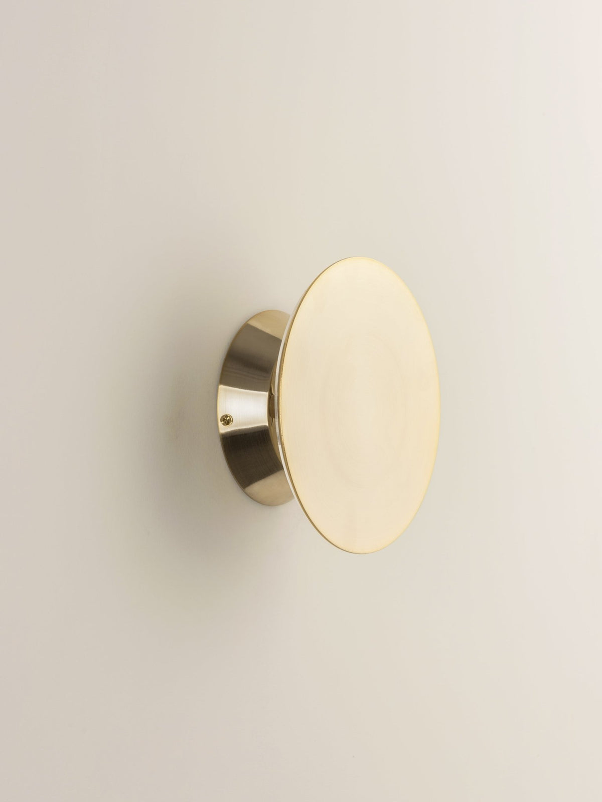 Santi - Led Adjustable Disk Wall Light Brushed Brass