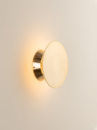 Santi - Led Adjustable Disk Wall Light Brushed Brass