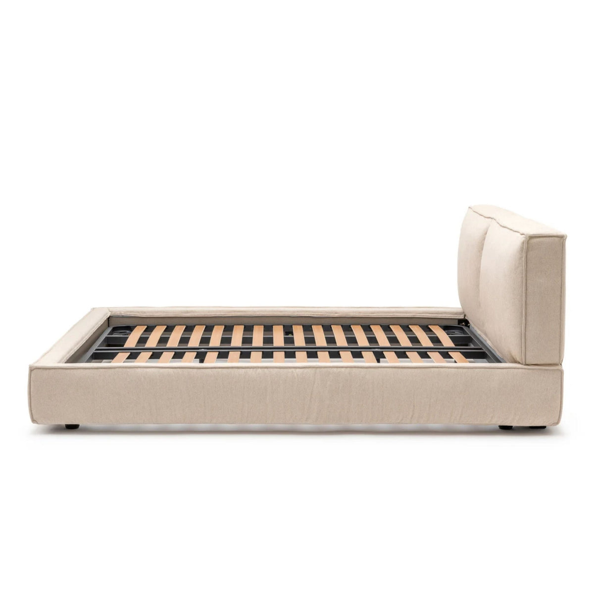 Santorini Standard Bed - Beige - Beds Loom Collection Loom Collection Dubai