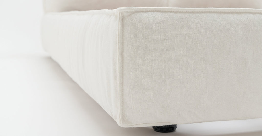 Santorini Standard Bed - Off White.