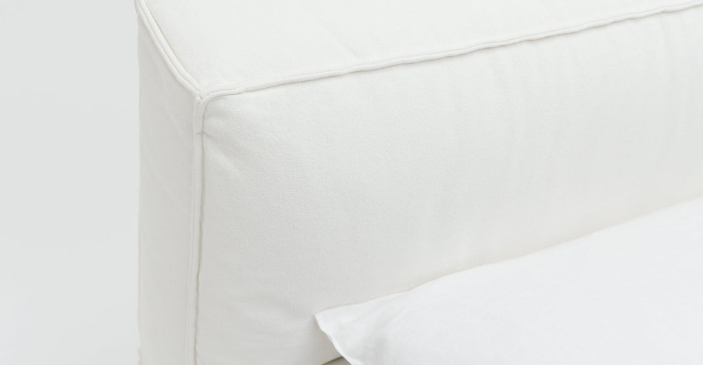 Santorini Standard Bed - Off White.