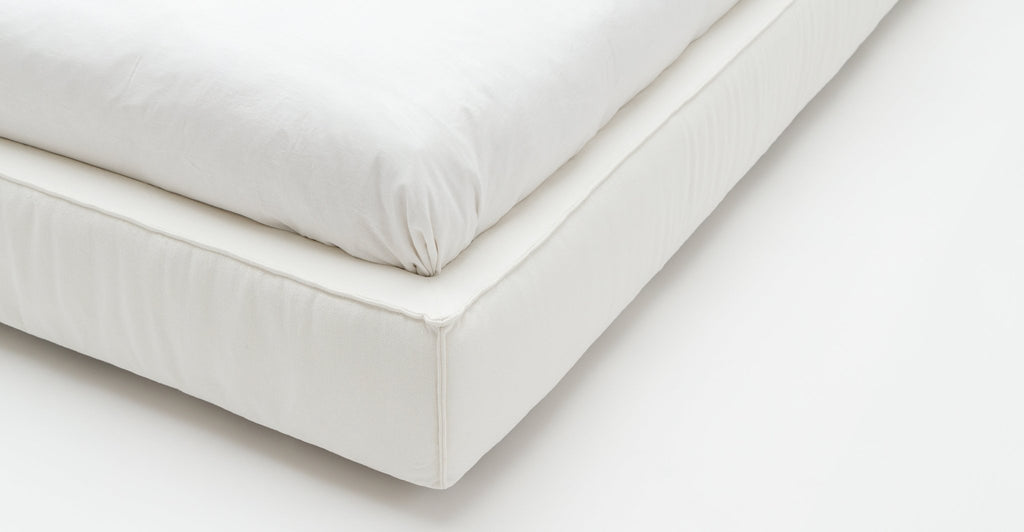 Santorini Standard Bed - Off White.