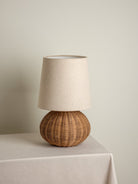 Sanvi - Rattan Globe Table Lamp