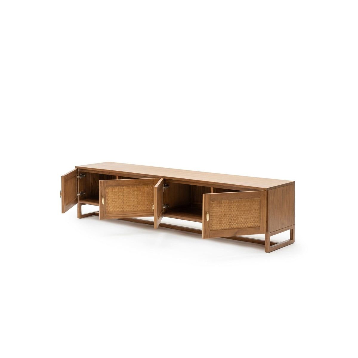 Sato Entertainment Unit - Brown - TV and Entertainment Units Loom Collection Loom Collection Dubai