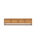 Sato Entertainment Unit - Brown - TV and Entertainment Units Loom Collection Loom Collection Dubai