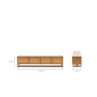 Sato Entertainment Unit - Brown - TV and Entertainment Units Loom Collection Loom Collection Dubai