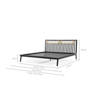Sensu Bed - Black Oak - Beds Tolv Loom Collection Dubai
