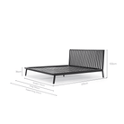 Sensu Bed - Black Oak - Beds Tolv Loom Collection Dubai
